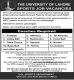 Sports Coaches Required In University of Lahore