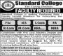 Jobs in Standard College Lahore