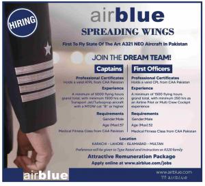 Airblue Jobs 2020 - Latest Career Opportunities