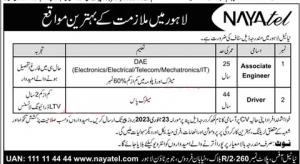 Nayatel Jobs 2023 - www.Nayatel.com