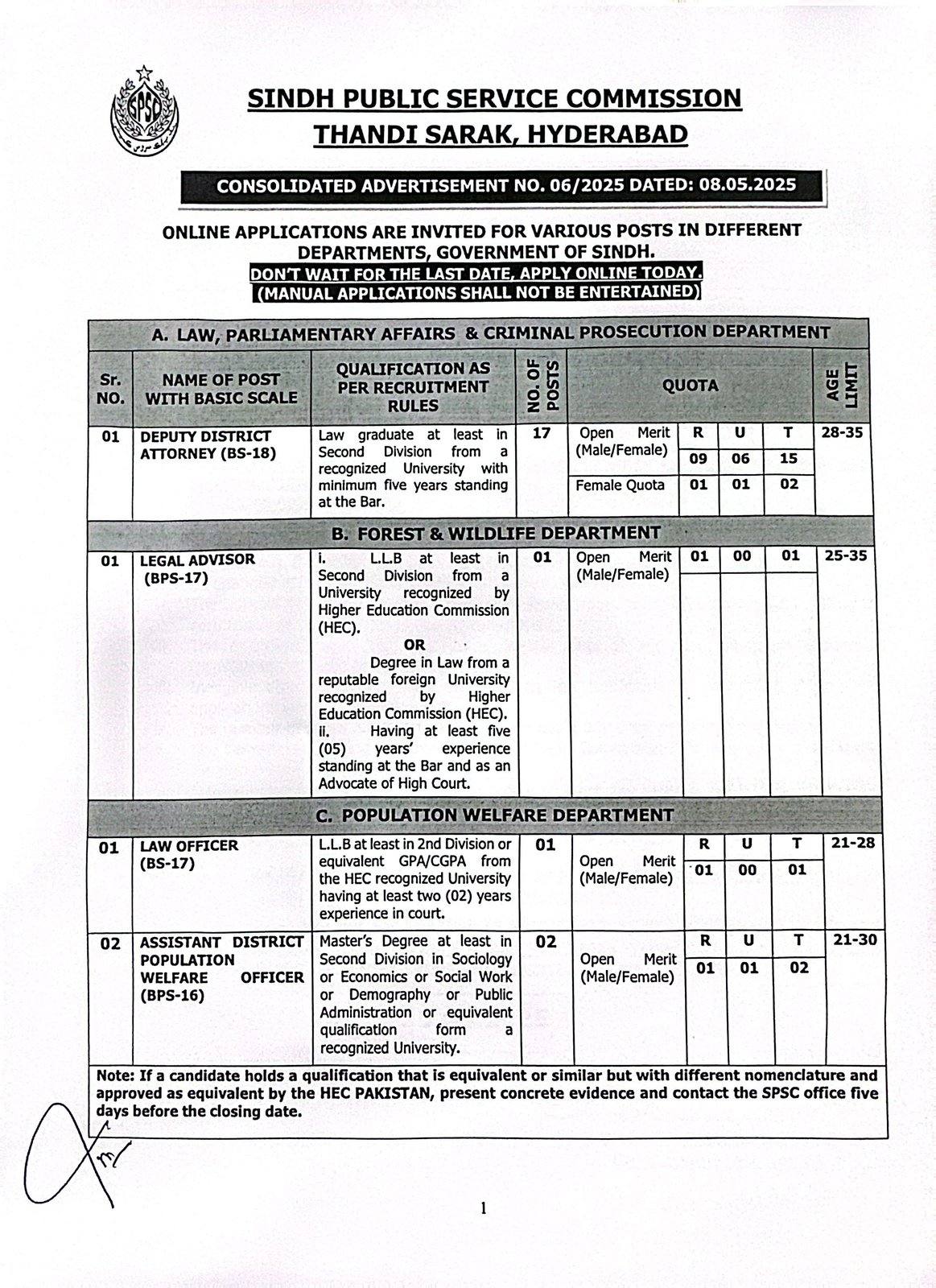 Advertisement 06/25 - newspaper advertisement